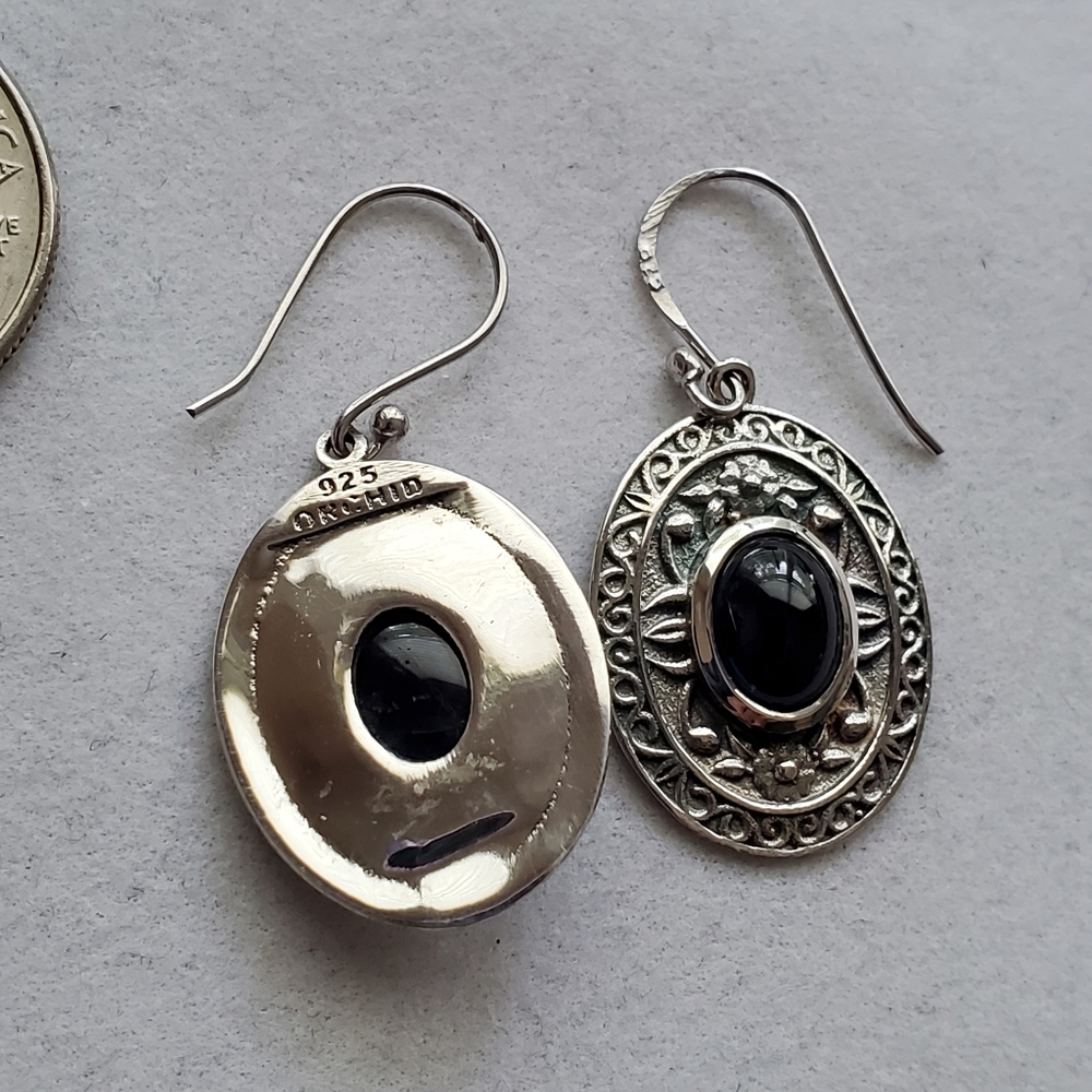 Sterling Sapphire Earrings - Picture 12 of 16